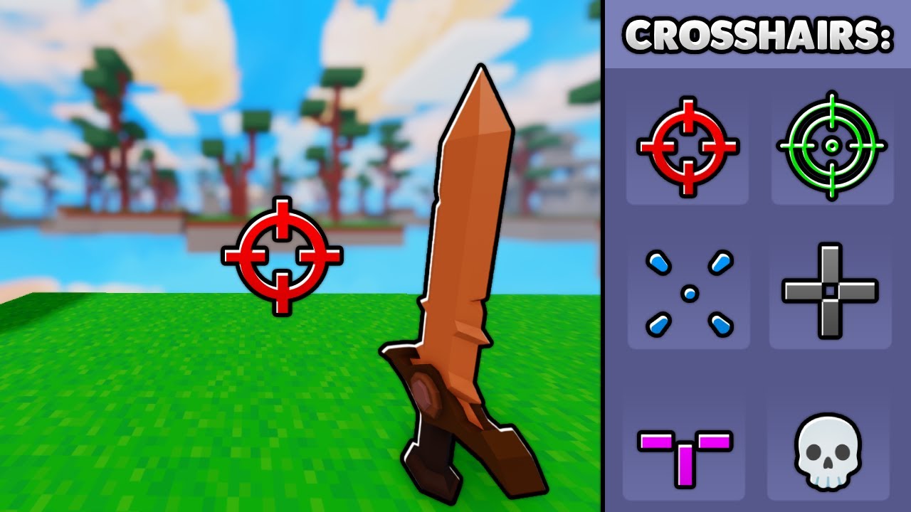 Итак, я попробовал СДЕЛАТЬ ПРИЦЕЛ в Roblox Bedwars..