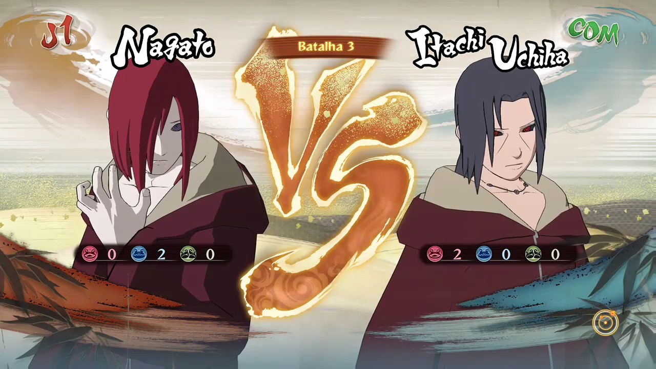 Naruto Storm 4 Dublado PT-BR Nagato vs Itachi