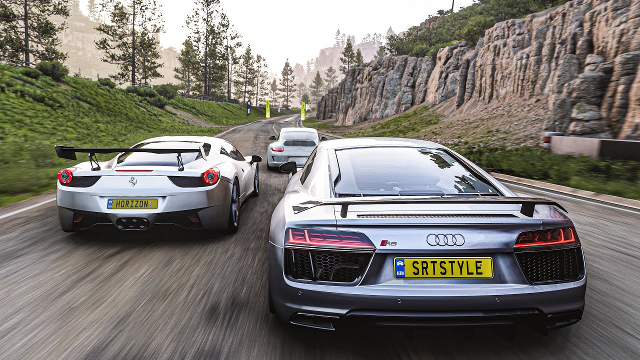 Race Audi R8 V10 Plus - Forza Horizon 5 | Race Gameplay