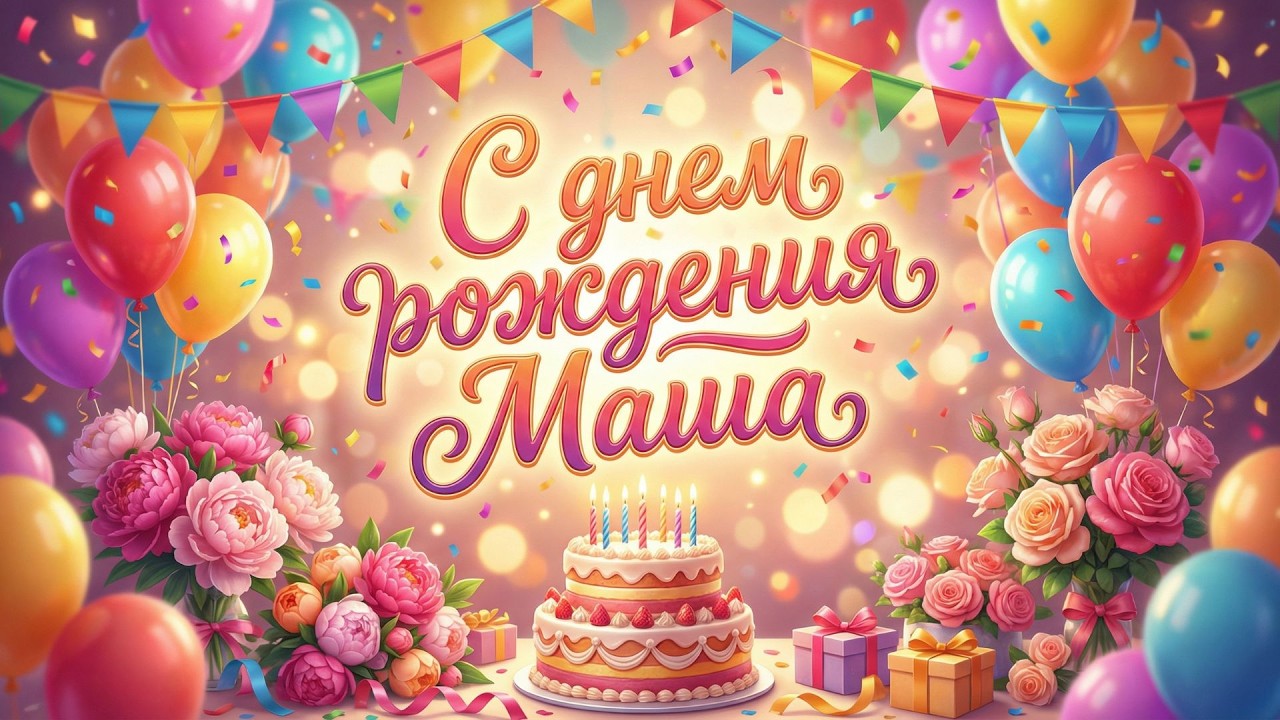 С днем рождения Маша