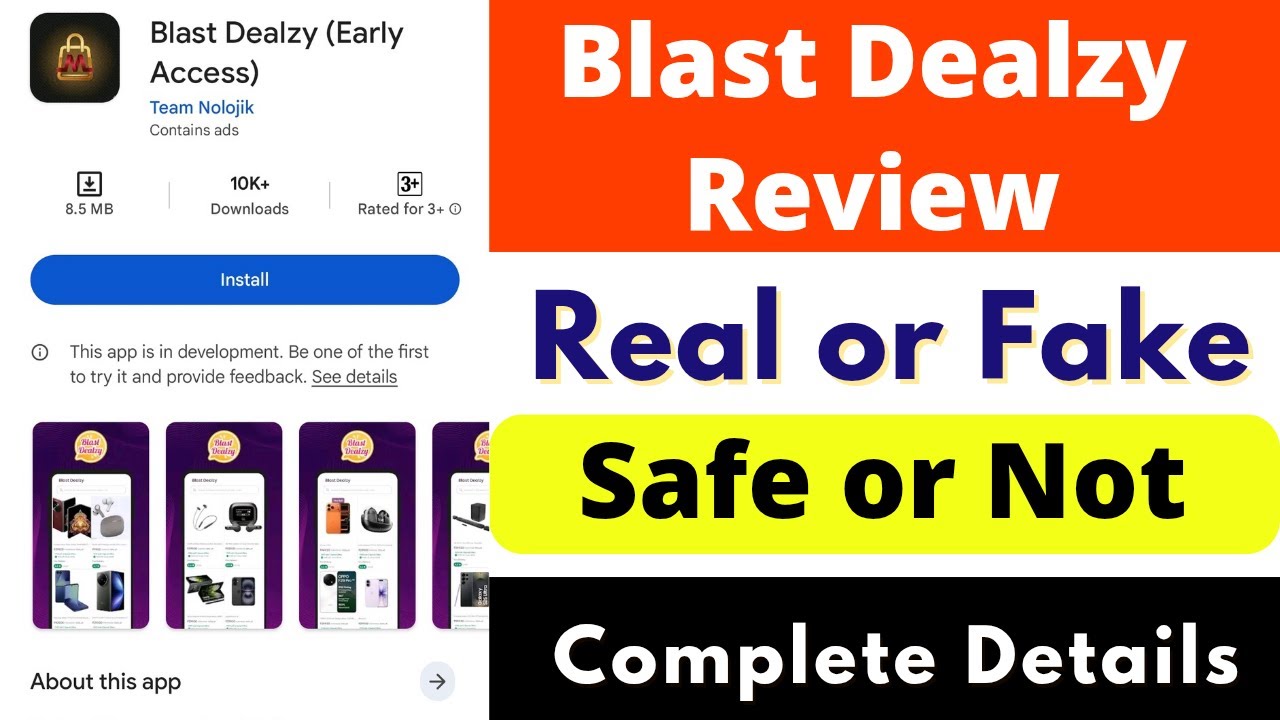 Blast Dealzy App Real or Fake | Blast Dealzy App Review | Scam or Legit | Reality | Scam or Legit