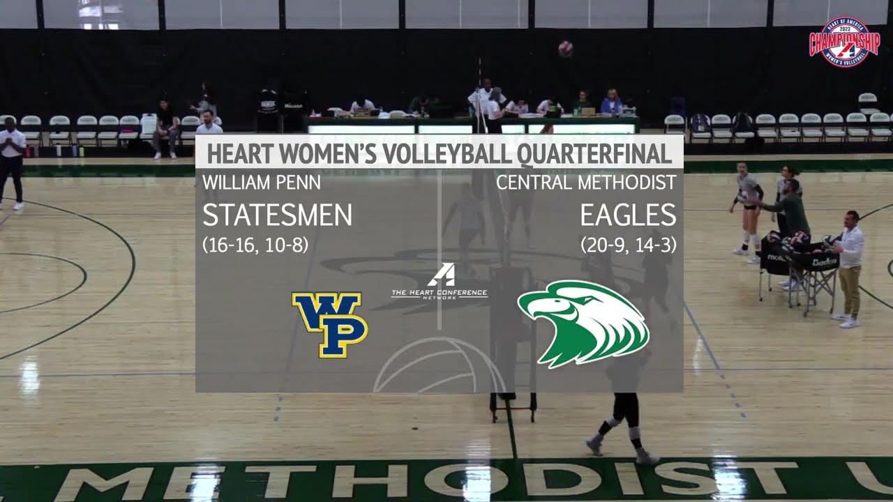 Volleyball vs. William Penn | Heart Tournament Quarterfinals | 11-04-2023