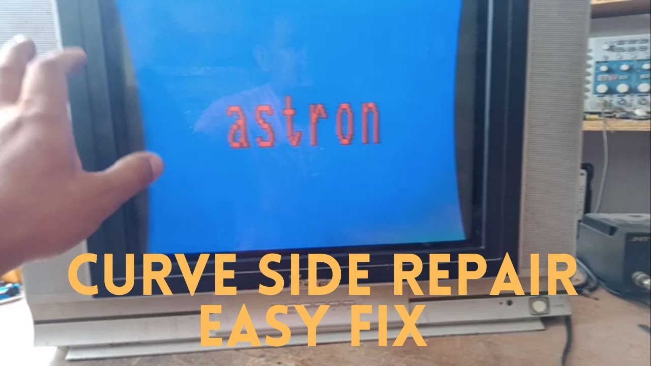 CURVE OR SEXY ANG PICTURE NG CRT TV EASY FIX
