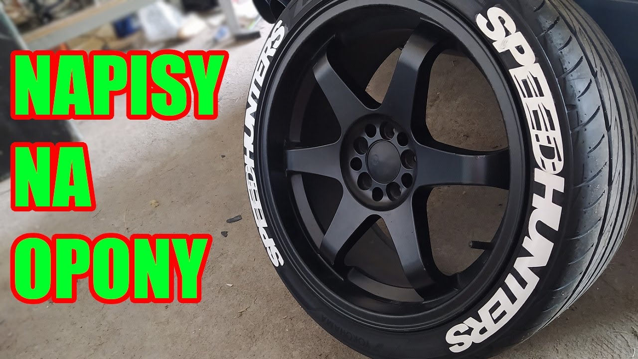 Napisy na opony w Subaru BRZ Turbo / Projekt Subaru BRZ