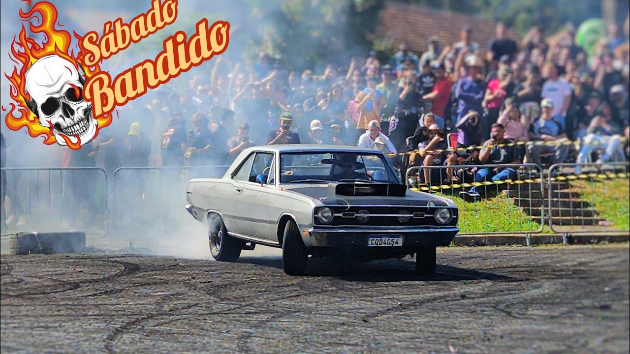 🔥💥💨Borrach&atilde;o / Burnout at&eacute; estourar pneus - S&aacute;bado Bandido 2025  - Garibaldi (RS)