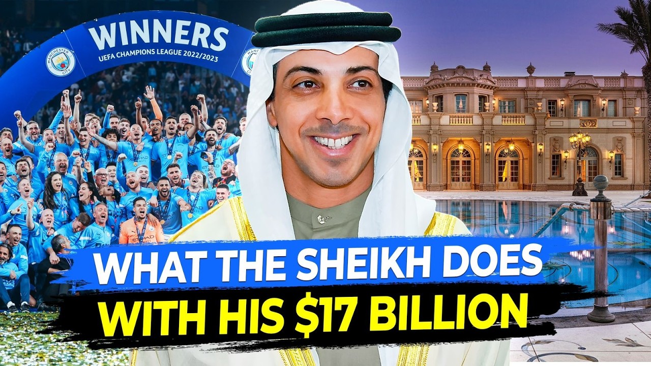 Look Inside The $17BILLION Life of Sheikh Mansour, Manchester City's Owner!