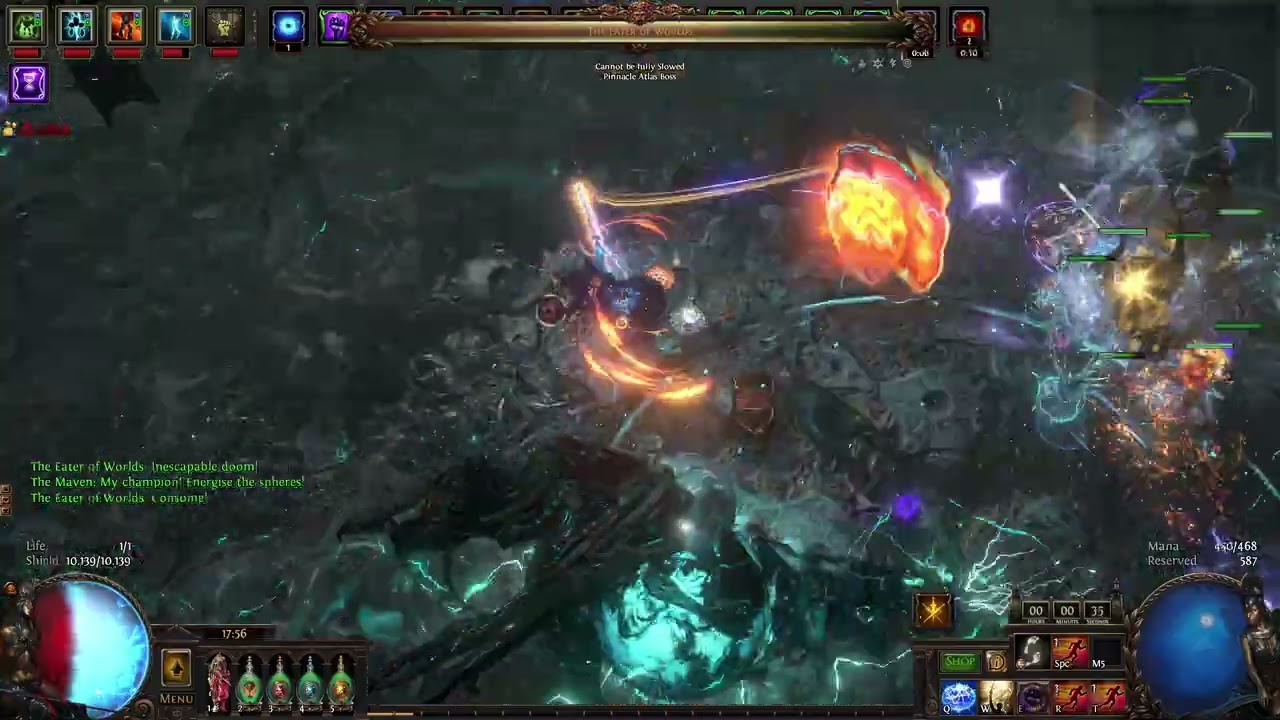 POE 3.26 AUTOBOMBER HERALD OF THUNDER - UBER  EATER OF WORLDS