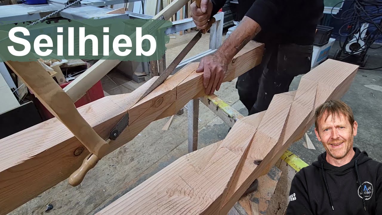 Balken restaurieren wie früher – Seilhieb, Handsäge & viel Handwerkskunst