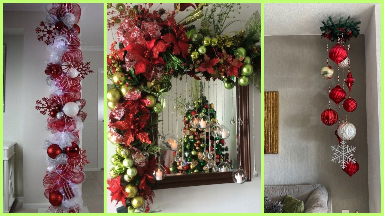 +204✅Crea esto para NAVIDAD😱12 Tips de como DECORAR con ESFERAS COLGANTES para una NAVIDAD elegante