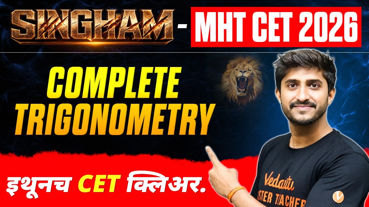 Trigonometric Ratios & Identities One Shot | MHT CET 2026 | Singham Series | Govind sir