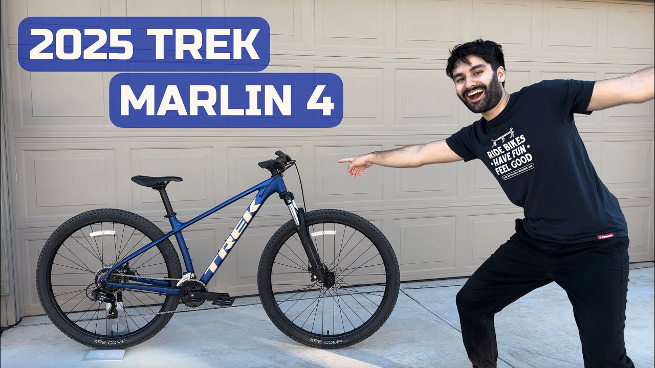 Это мой велосипед Trek Marlin 4 2025 года выпуска!! (Обзор + тест-драйв!!)