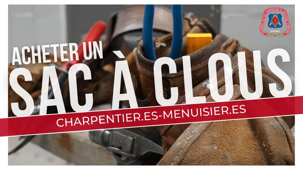 PREMIER CHANTIER - Choisir un sac d'outils (pouch) - Charpenterie-menuiserie