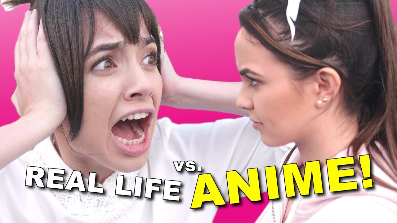 Реальная жизнь против аниме &mdash; Merrell Twins при участии Jessie Paege