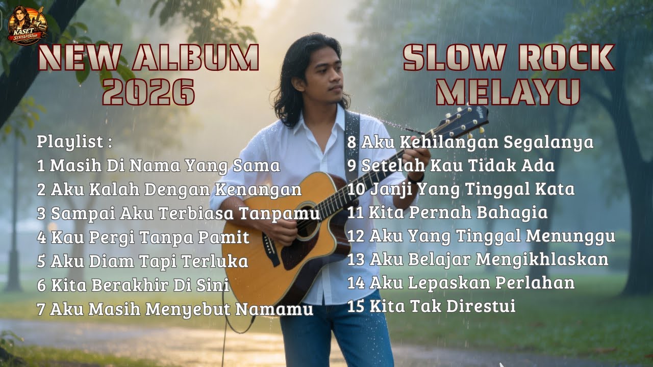 SLOW ROCK MELAYU TERBARU 2026 💔 Putus Cinta-Janji Yang Tinggal Kata Cocok Untuk Menemani Perjalanan