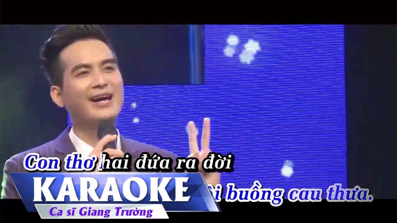 KARAOKE - Vợ T&ocirc;i | Beat Chuẩn Giang Trường