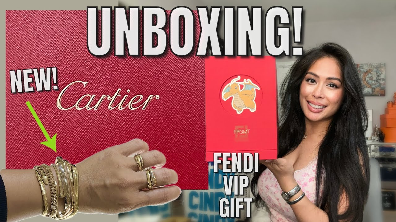 CARTIER TRINITY CUSHION & FENDI VIP GIFT UNBOXING! DIOR VALENTINE’S PROMO & DESIGNER CLEARANCE SALE!