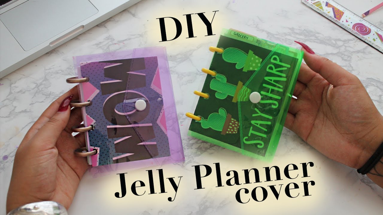 Easy Cheap DIY Jelly Happy Planner Cover | BEST Dollar Tree Find