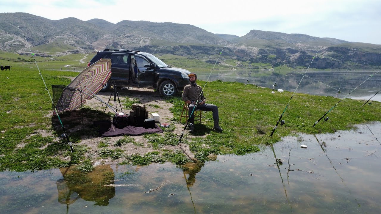 صيد الأسماك في تركيا 🎣 رحلة صيد على نهر دجلة 🐟