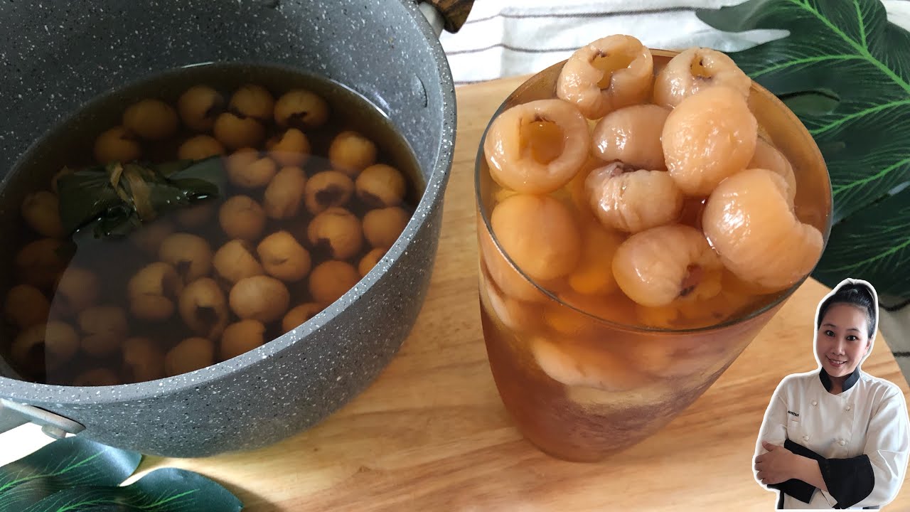 Refreshing Summer Drink • Thai Style Longan Juice • Nam Lum Yai |ThaiChef Food