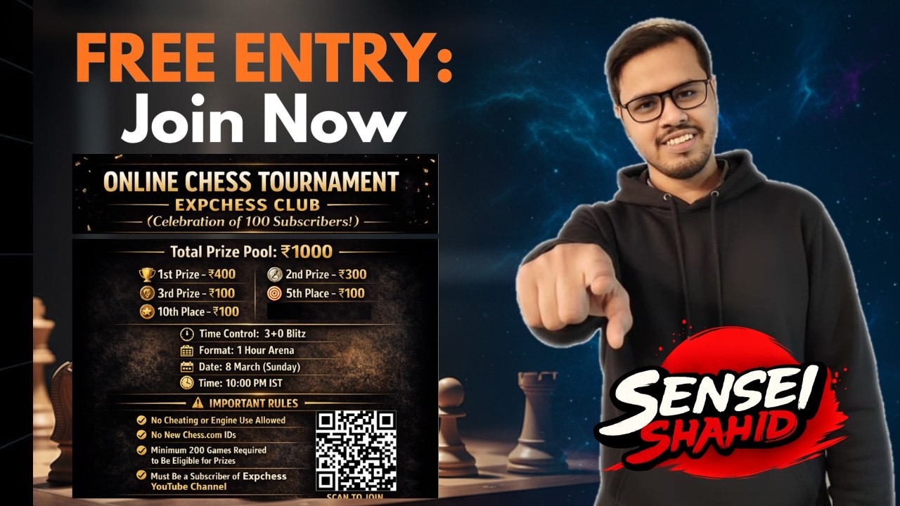 Free Entry Prized Online Chess Tournament