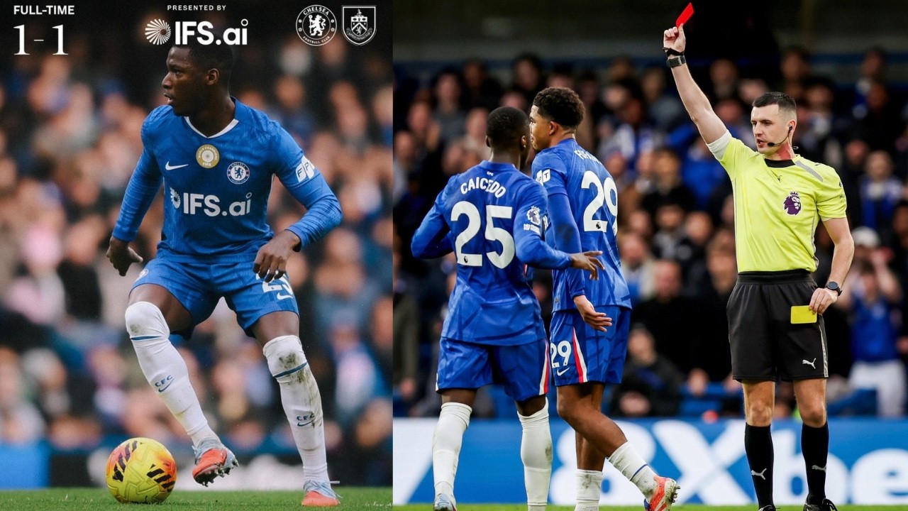 CHELSEA 1 - 1 Burnley | 2 Points Dropped | Fofana Red Card Cost Us 2 Pts