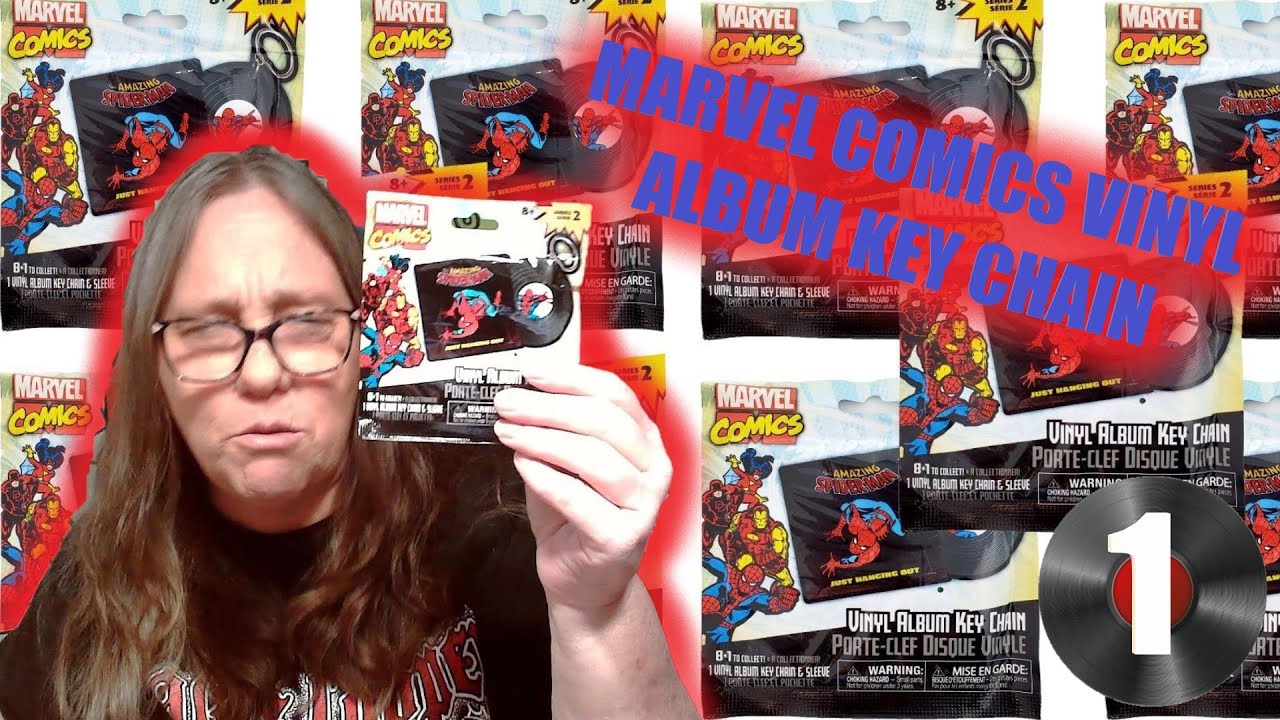 MAMA J rips OPEN a Marvel Comic Vinyl Album Key Chain (Spiderman, Green Goblin, Venom etc) PART 1