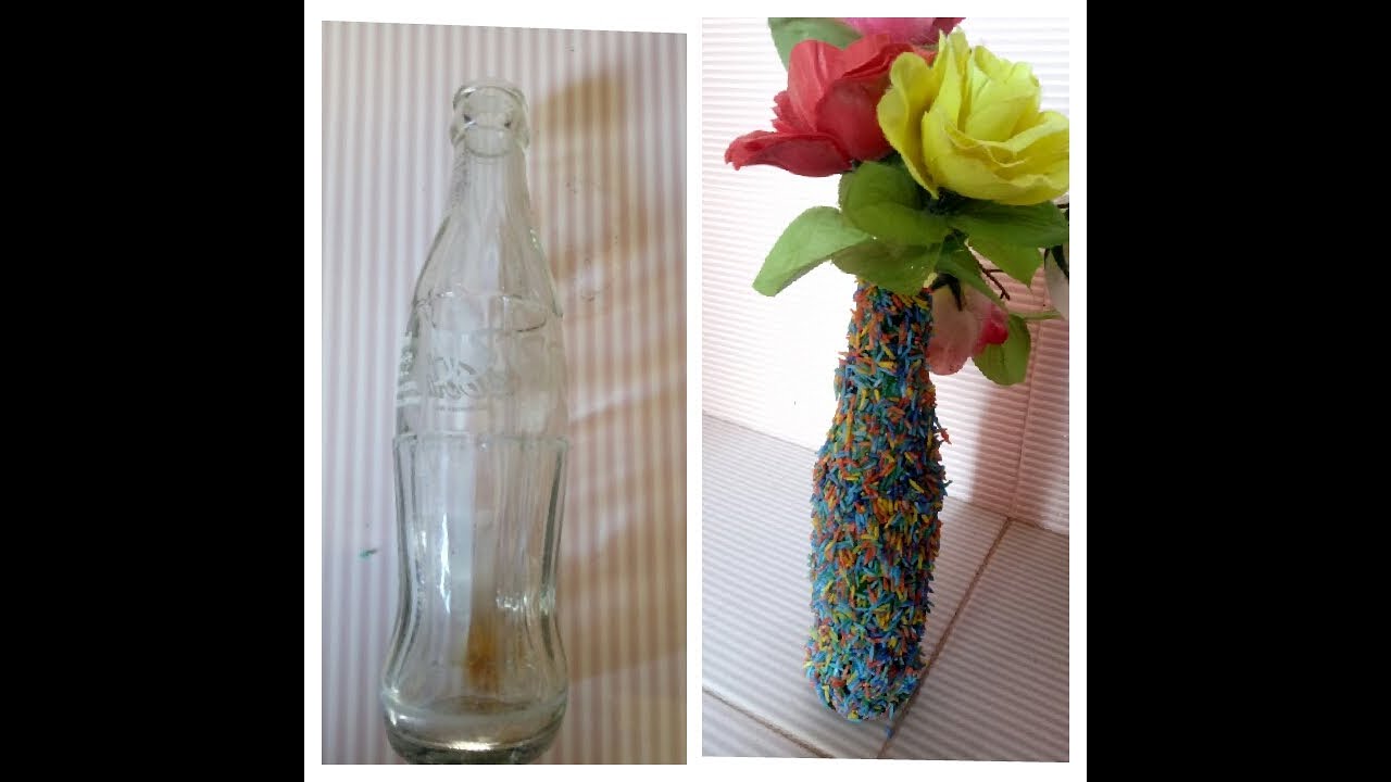 Flower vase using rice || Best Out Of Waste