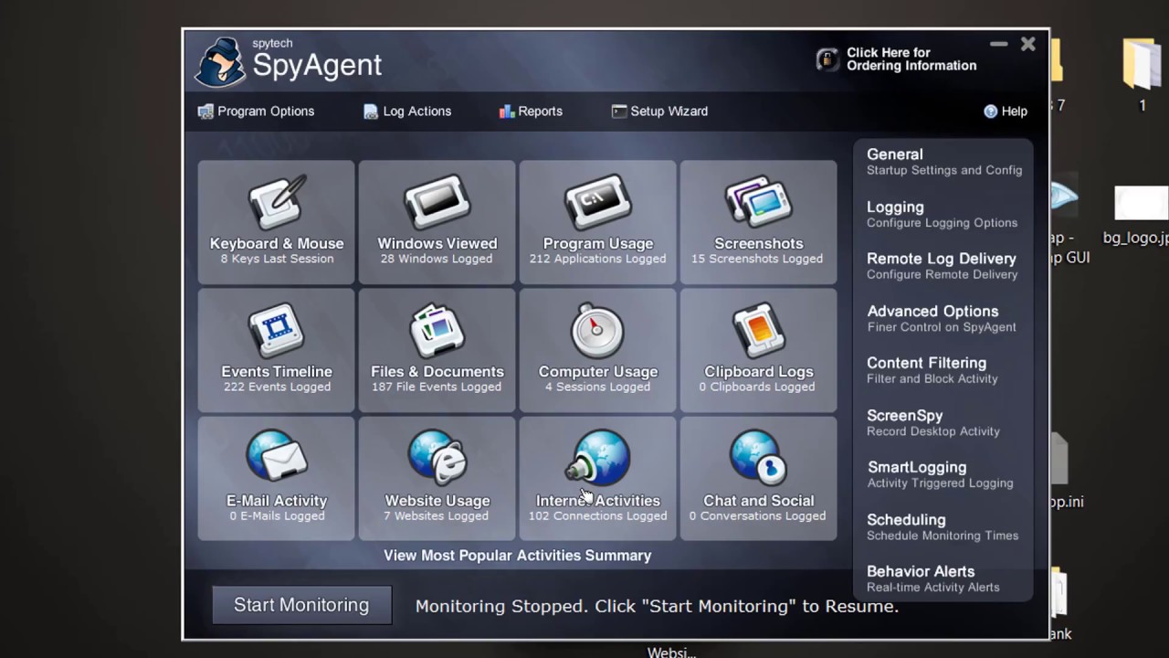 LAB 9 | Monitoring and Surveillance Using Spytech SpyAgent