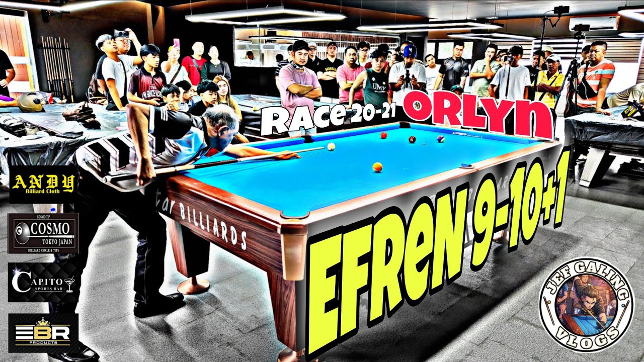 Efren 9-10+1Win🇵🇭 vs 🇵🇭 OrLyn Bataan - 15/02/2026