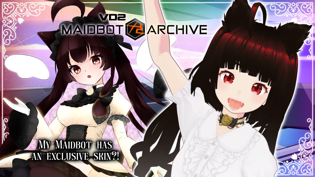 I HAVE A FANCY EXCLUSIVE GLITTERY SKIN NOW?! 👾【Vindictive Drive 2: Maidbot Archive】