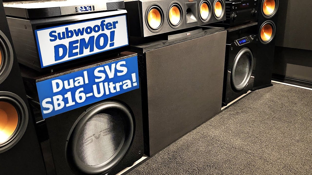 Dual SVS SB16-Ultra - Subwoofer Demo #11 - Dolby Atmos / DTS:X - 7.2.4 Klipsch & SVS Home Theater