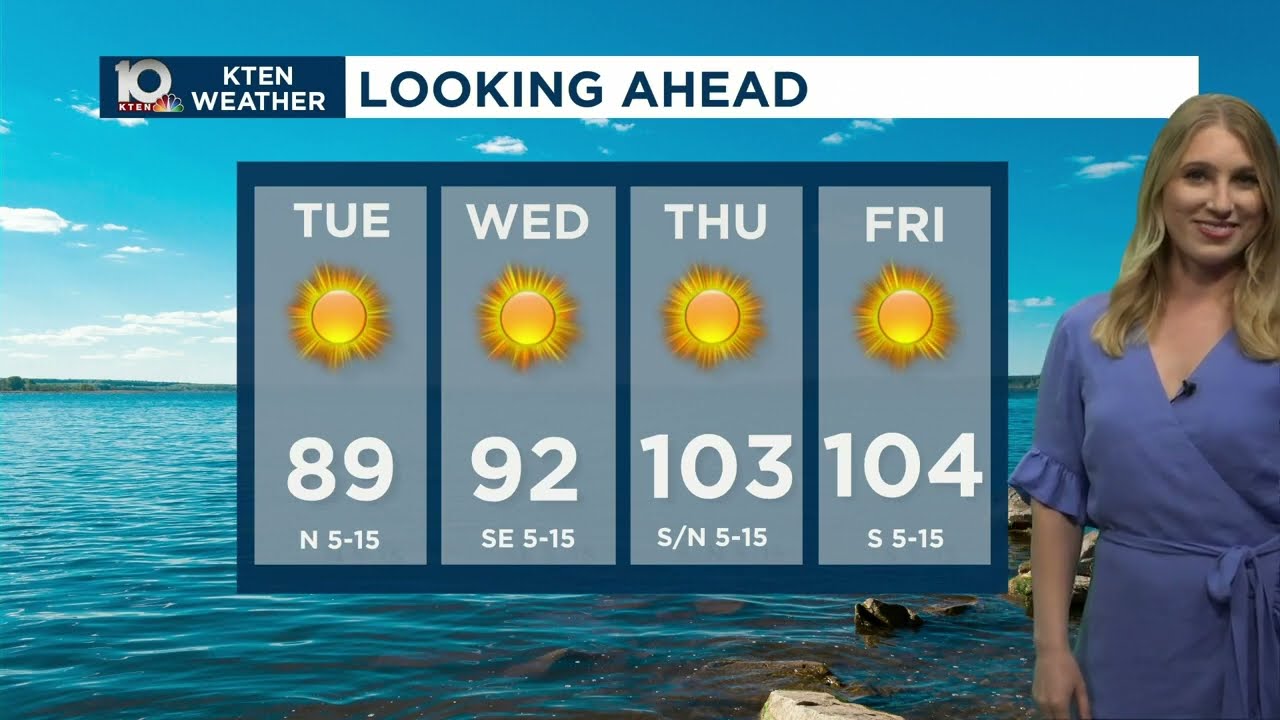 Monday August 14, 2023 forecast