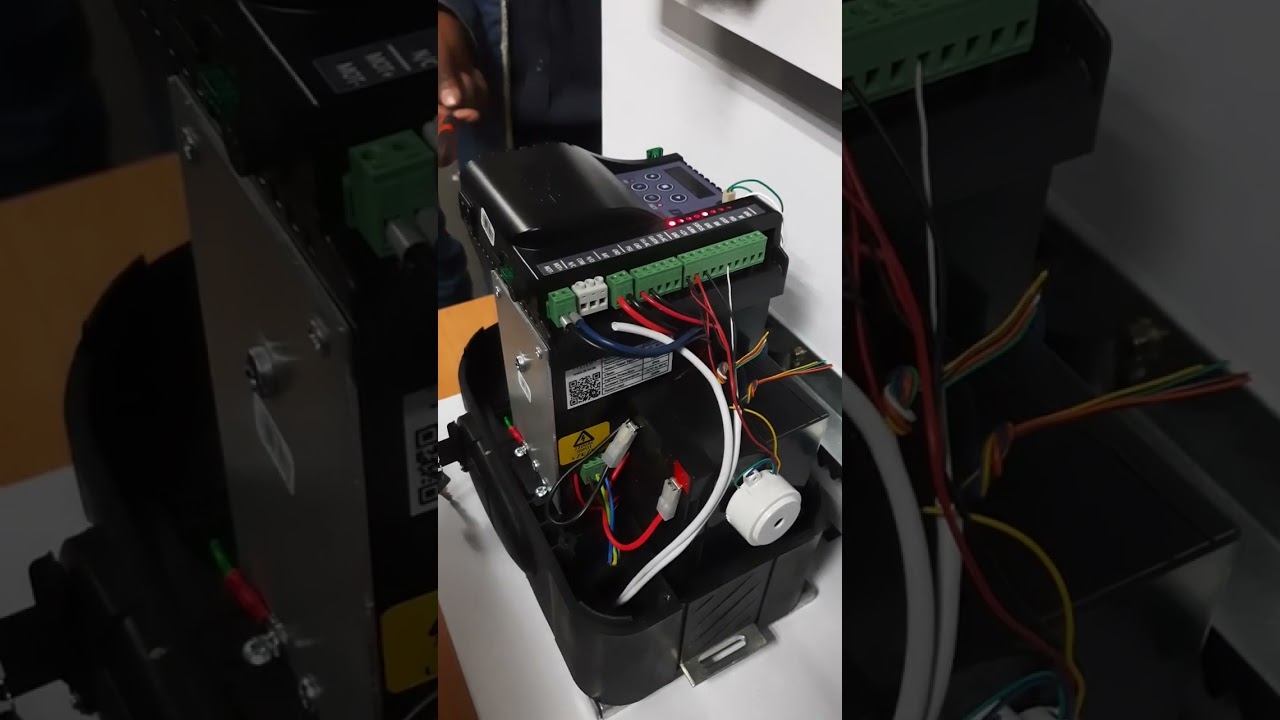 ET nice gate motor how to set limits and remote, and rack