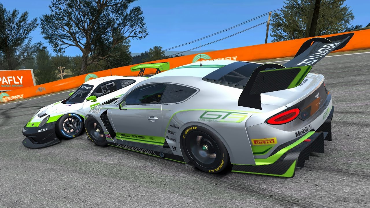 El poder del Bentley GT3 en Mount Panorama 💪🏁