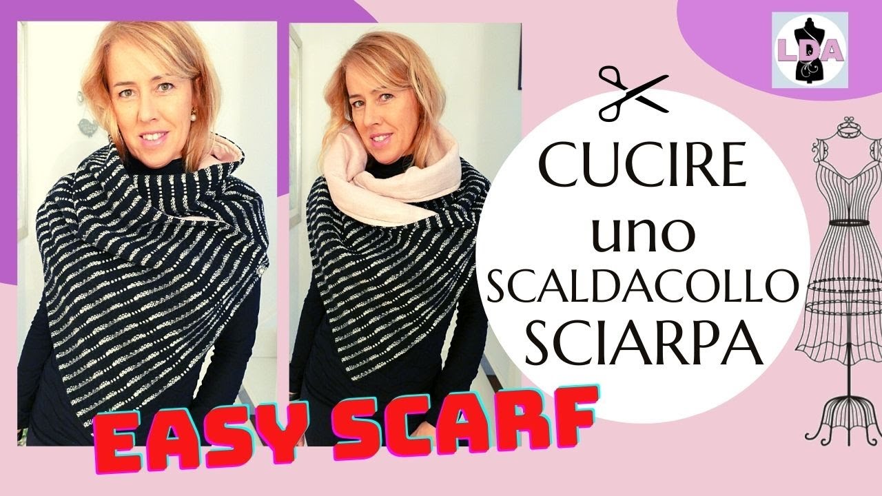 Cucire una sciarpa, scaldacollo