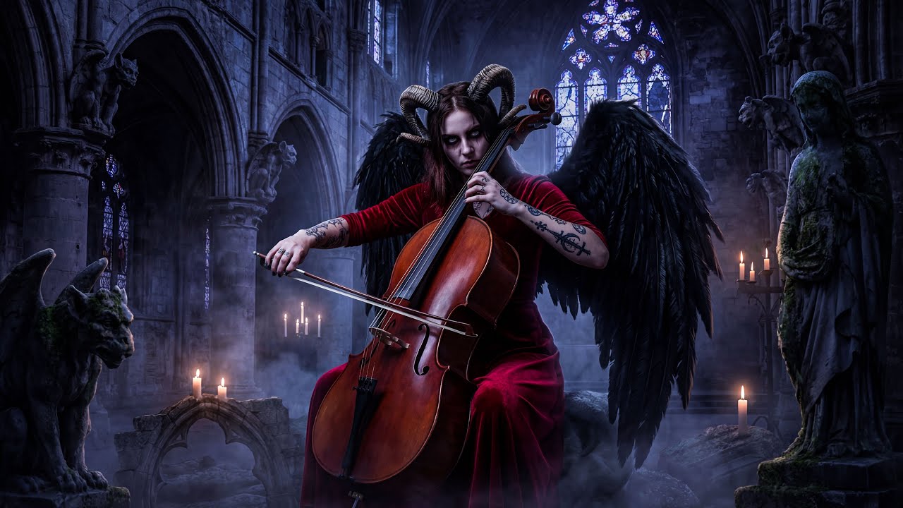 Fallen Angel | A Journey Through Dark Cello and Piano Melodies That Echo in the Night
