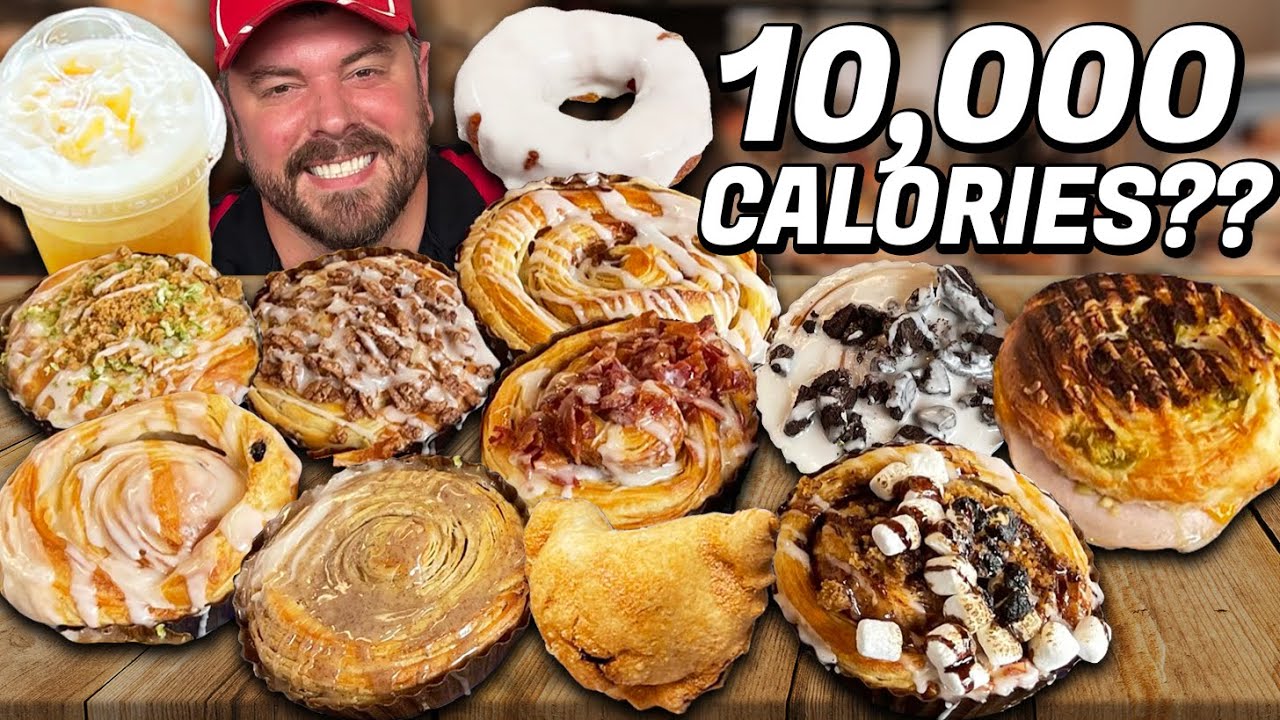 10,000 Calorie Big Cinnamon Buns Challenge in Oklahoma City!!