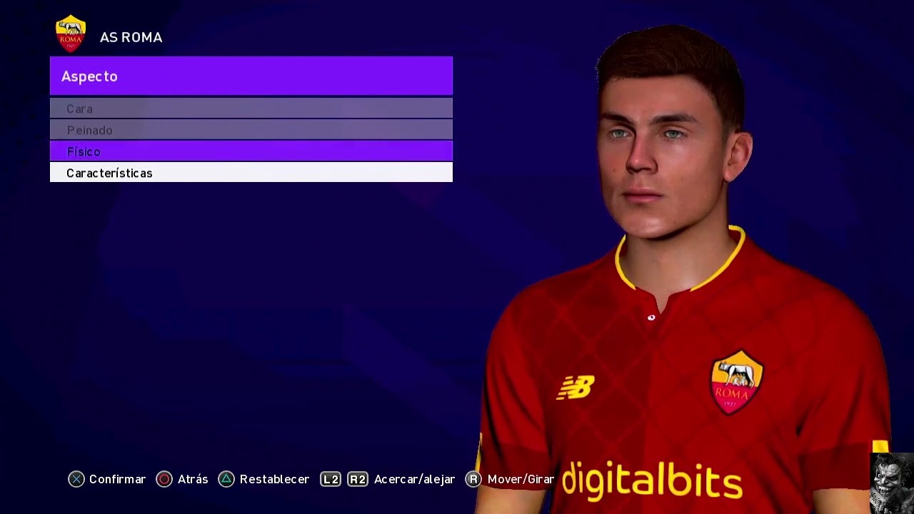 NUEVO FACE PAULO DYBALA  LA ROMA #shorts POTATO PATCH I PS3 I LO NUEVO V13.1