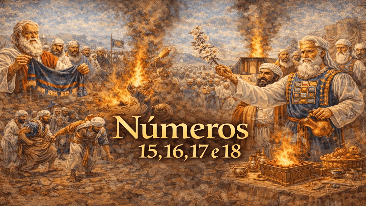 Números 15 a 18: A Rebelião de Corá, a Terra se Abre e a Vara de Arão Floresce