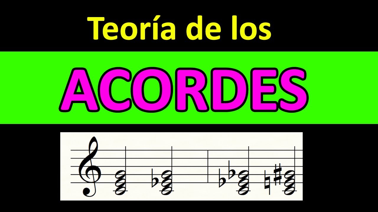 Qué es un ACORDE. Tipos de Acordes. COMO se forman los ACORDES. TUTORIAL COMPLETO