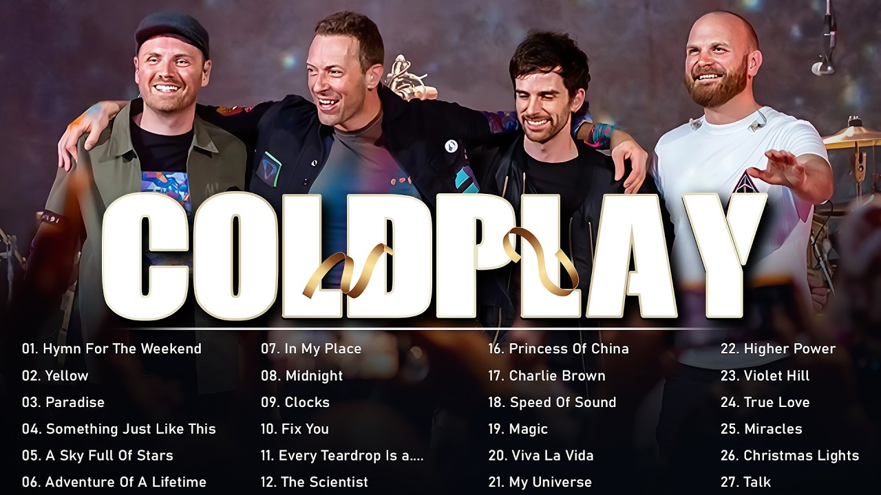 Coldplay Greatest Hits Playlist | Best Songs Live Concert Setlist (1 Hour Experience)