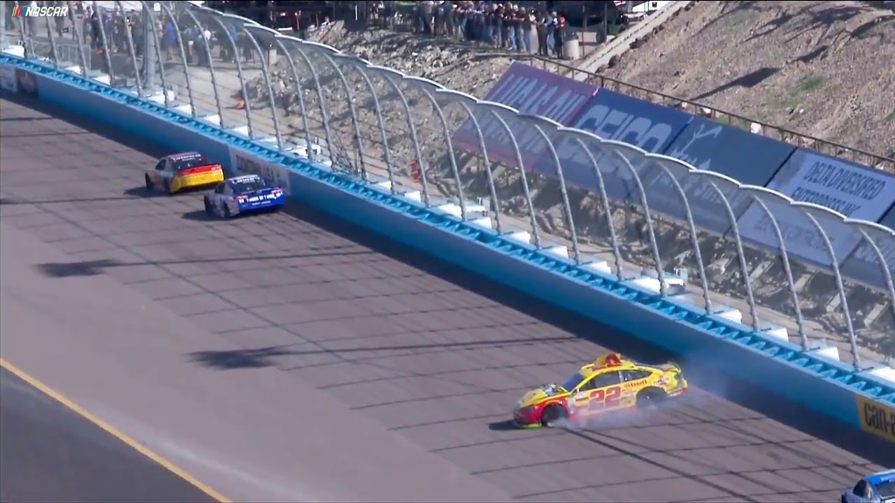 Nascar Monster Energy Cup 2018 Phoenix 2 Logano Crash