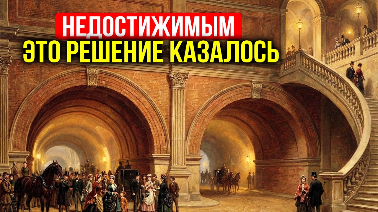 Подводные ПРОХОДЫ XIX ВЕКА. Кто и каким образом прокладывал герметичные тоннели под Темзой?