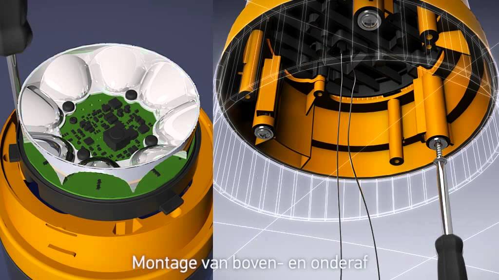 KL 7000 LED zwaailamp - Montagevideo