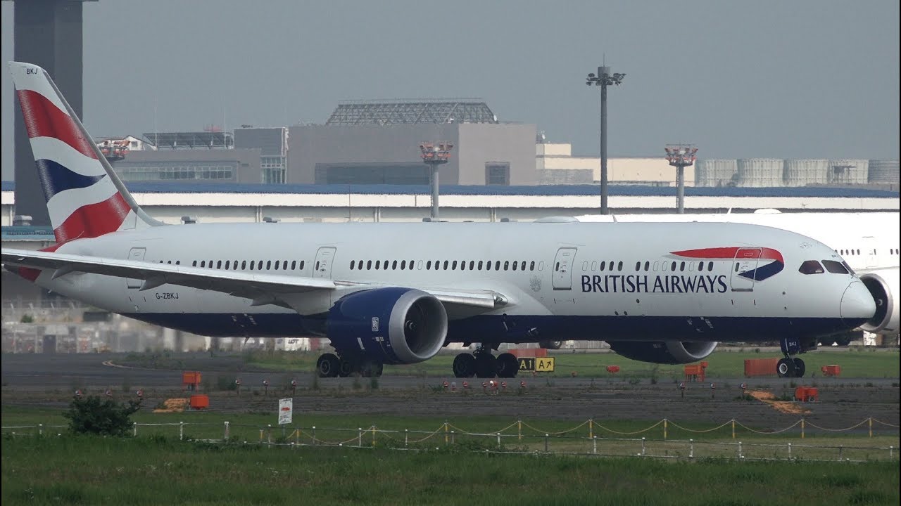 British Airways Boeing 787-9 G-ZBKJ Takeoff from NRT 16R