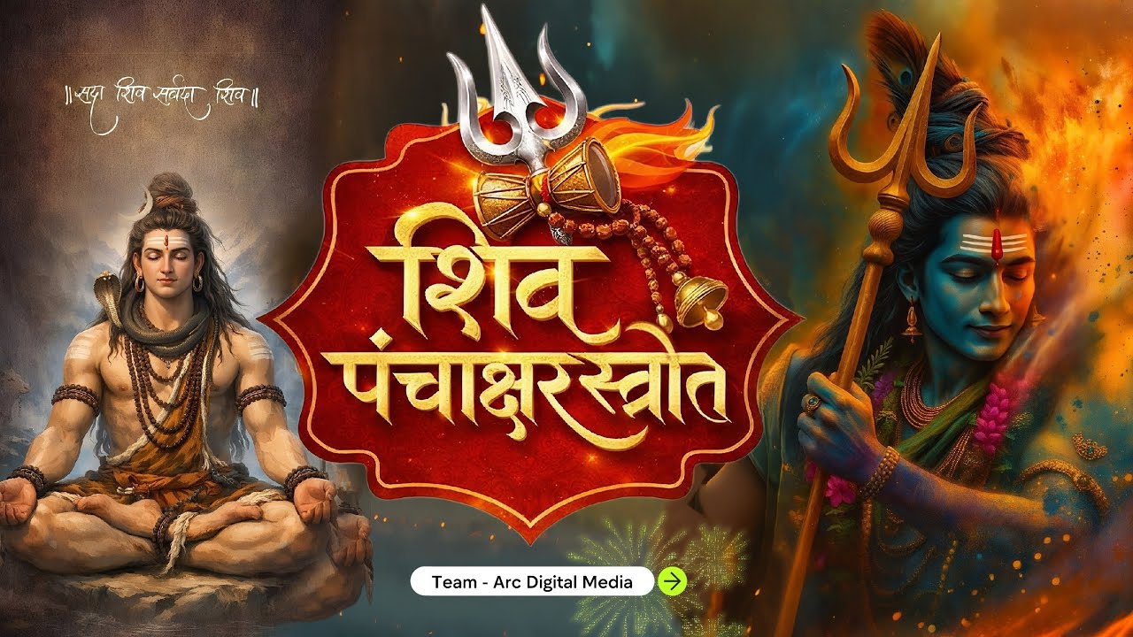 नागेन्द्रहाराय नमः शिवाय 🔱 | पंचाक्षर स्तोत्र | Powerful Shiva Stotra for Peace, Protection & Moksha