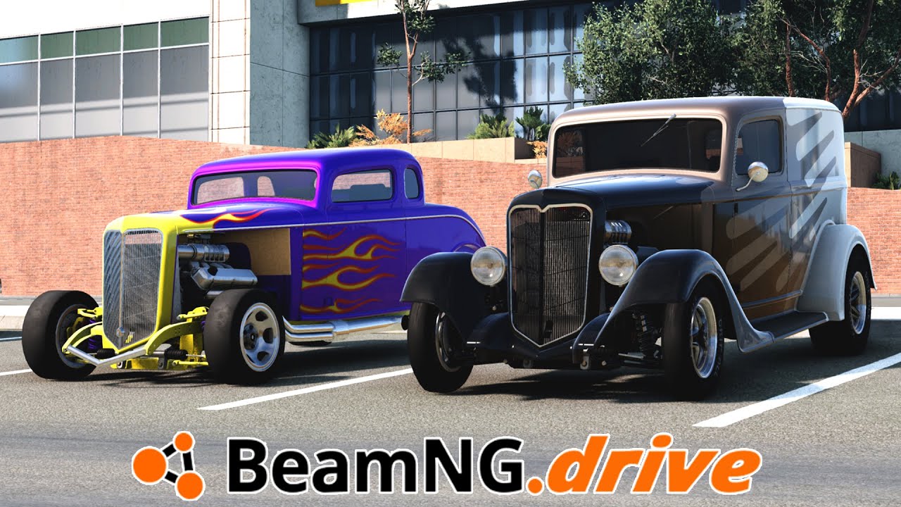 Dirigindo um carro do ano de 1930! - BeamNG.drive (ATUALIZAÇÃO)