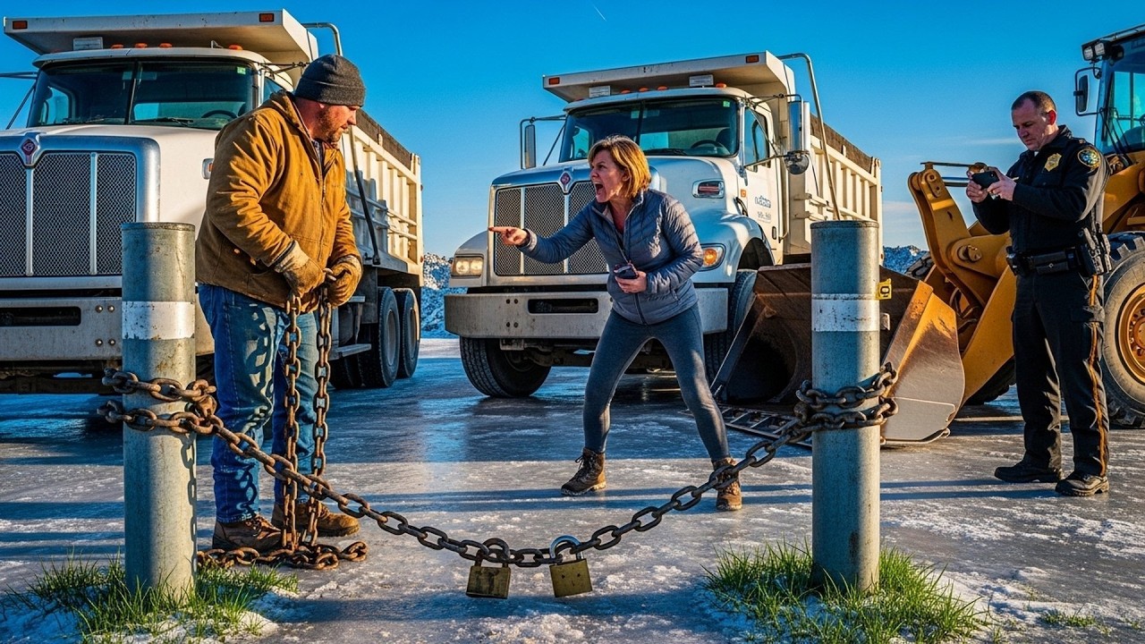 HOA Used My Gravel Pit for Sand During Ice Storm, So I Locked the Gates and Kept Their Trucks