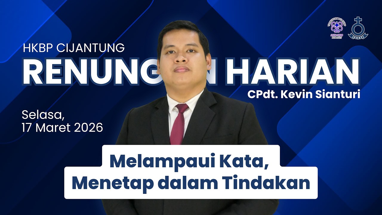 Melampaui Kata, Menetap dalam Tindakan | Selasa,17 Maret 2026