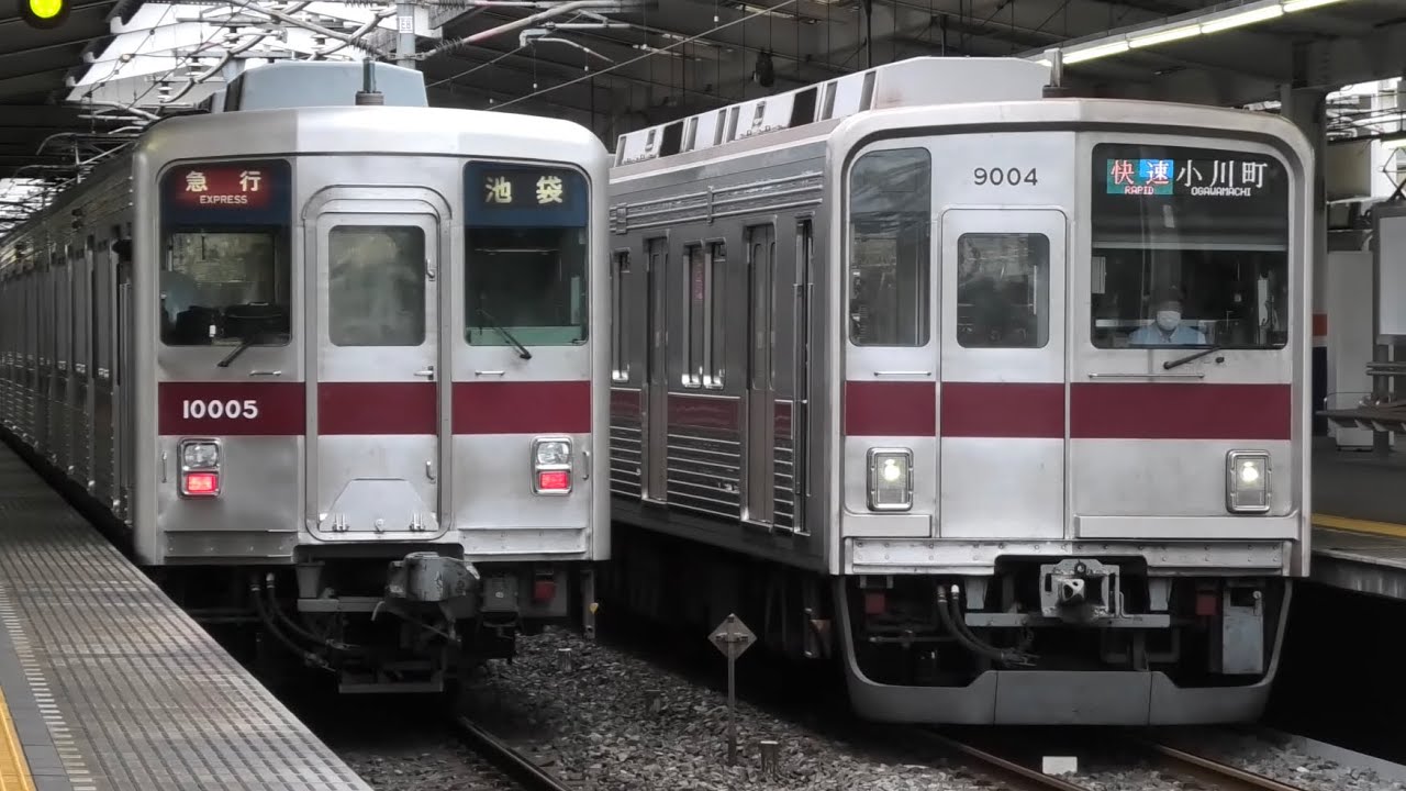 【9104F,9106F,51077Fが地上運用】東武東上線 東京メトロ10000系と11634F+11455Fの警笛を収録！ 2022.8
